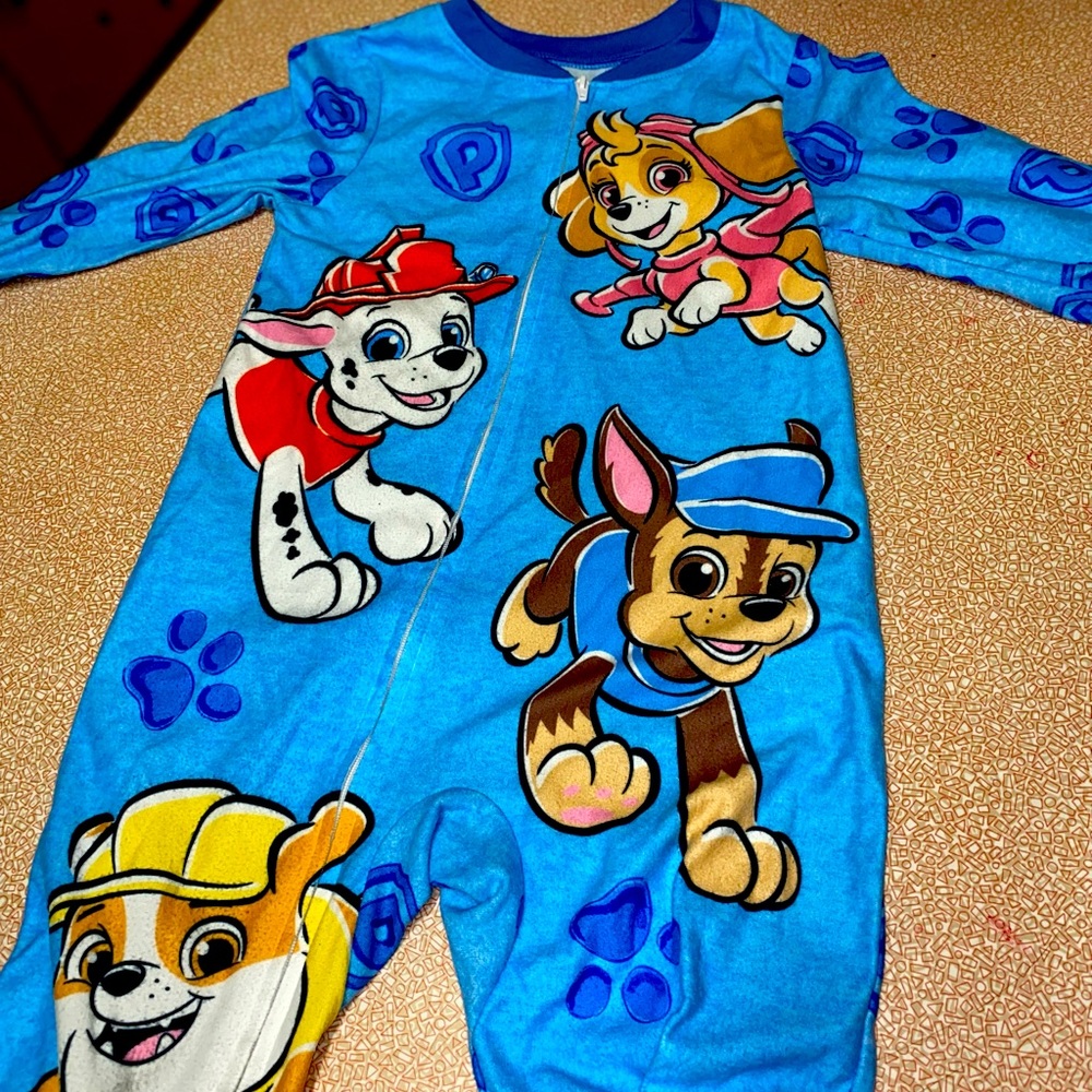 Paw Patrol Toddler Footie Pajamas